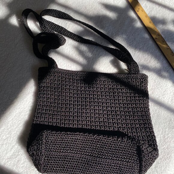 Talbots Black Woven Shoulder Bag - Picture 5 of 12